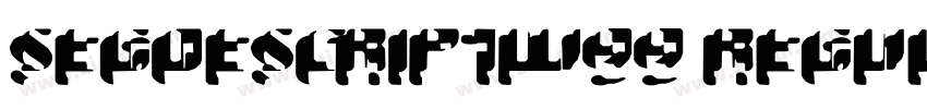 SegoescriptW99 Regul字体转换